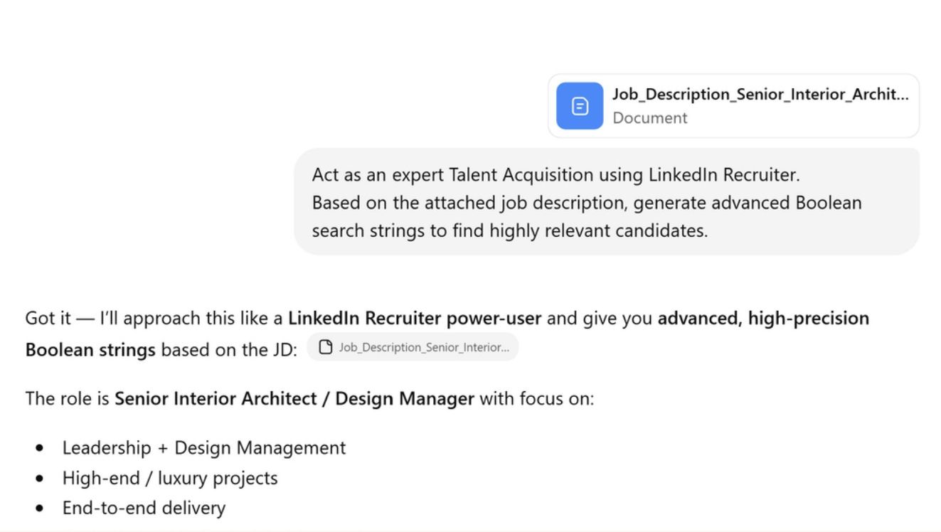 Boolean Strings from Job Descriptions