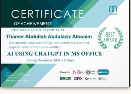 AI Using ChatGPT in MS Office