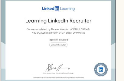 Learning LinkedIn Recruiter